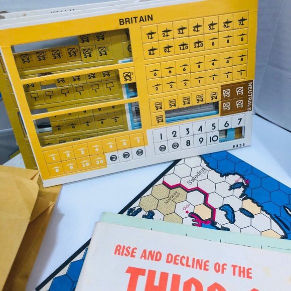 VTG Rise Decline Of Third 3rd Reich Avalon Hill Bookcase Game 2nd Ed 1974 WWII - Picture 7 of 8